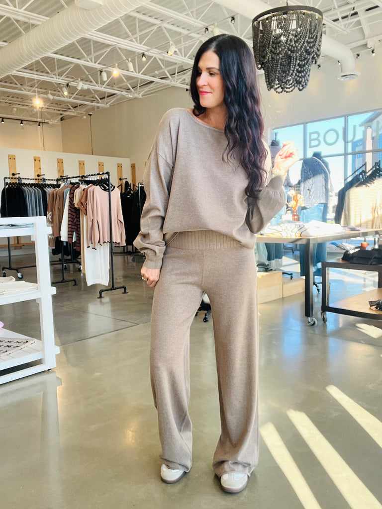 Sweater Set - Mocha