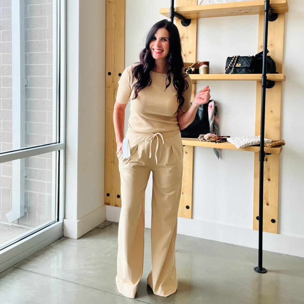 Vintage Ease Pima Cotton Set: TAUPE