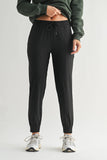 Essential Athleisure Joggers: Black