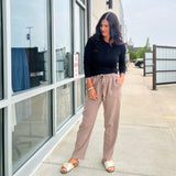 Tencel Tapered Pants - Cocoa