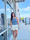 Flower Print Short