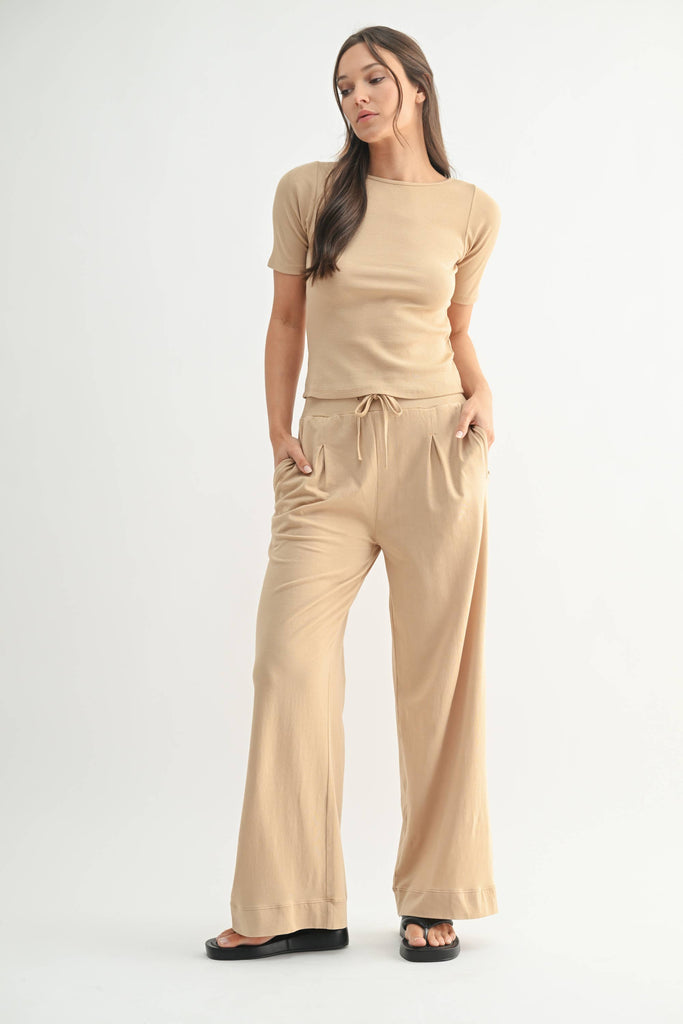Vintage Ease Pima Cotton Set: TAUPE