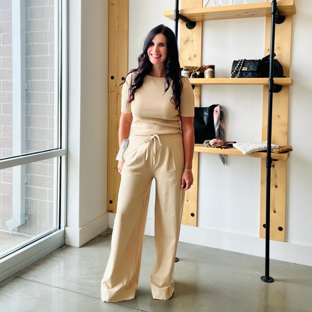 Vintage Ease Pima Cotton Set: TAUPE