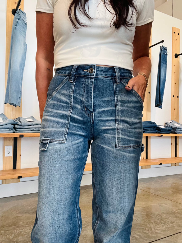 Mica High Rise Utility Straight Leg