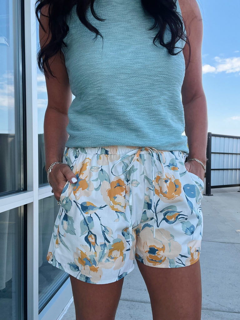 Flower Print Short