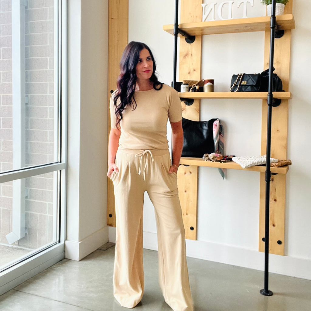 Vintage Ease Pima Cotton Set: TAUPE