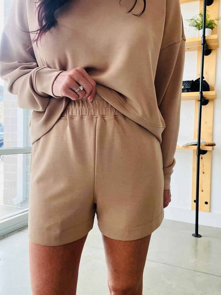 Laguna Lounge Shorts: NATURAL