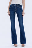 Loververt High Rise Raw Hem Bootcut Jeans