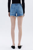 Vervet High Rise Raw Hem Denim Short