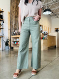 Ankle Wide Pant - Olive