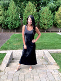 Elegant Satin Dress in Black