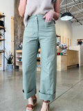 Ankle Wide Pant - Olive