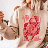 Queen Of Hearts Valentine Sweatshirt