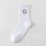 Smiley Socks - White