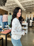Floral Pointelle Cardi and Cami Set