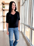 Short Sleeve Dolman Sweater