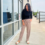 Tencel Tapered Pants - Cocoa
