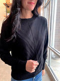 Black Chevron Sweater