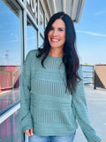 Crochet Sweater - Jade