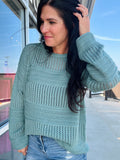 Crochet Sweater - Jade