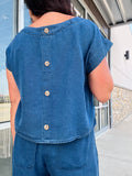 Dark Chambray Top