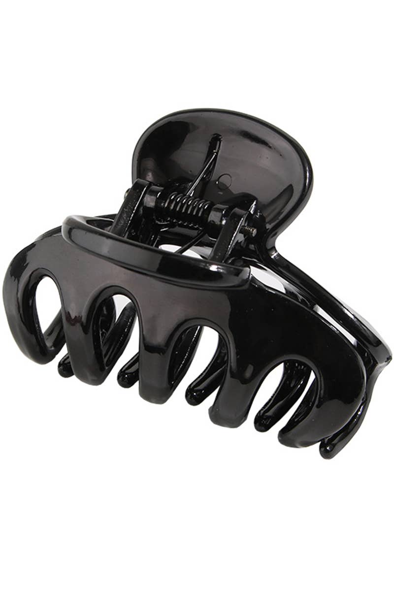 2.76" HAIR CLAW CLIP BLACK