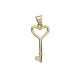 Charm Bar - Heart Key