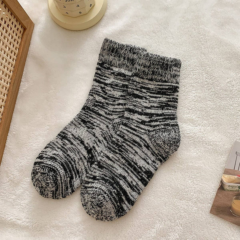 THICK WARM TERRY SOCKS  Black