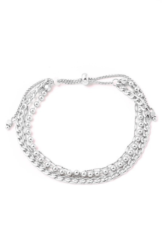 Multi Chain Link Adjustable Bracelet