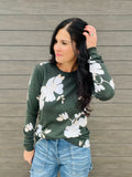 Fall Floral Printed Sweater