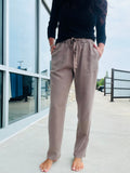 Tencel Tapered Pants - Cocoa