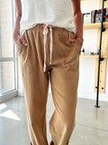 Snow Wash Trousers in Camel