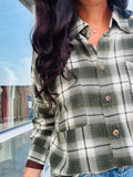 Flannel Olive Multi