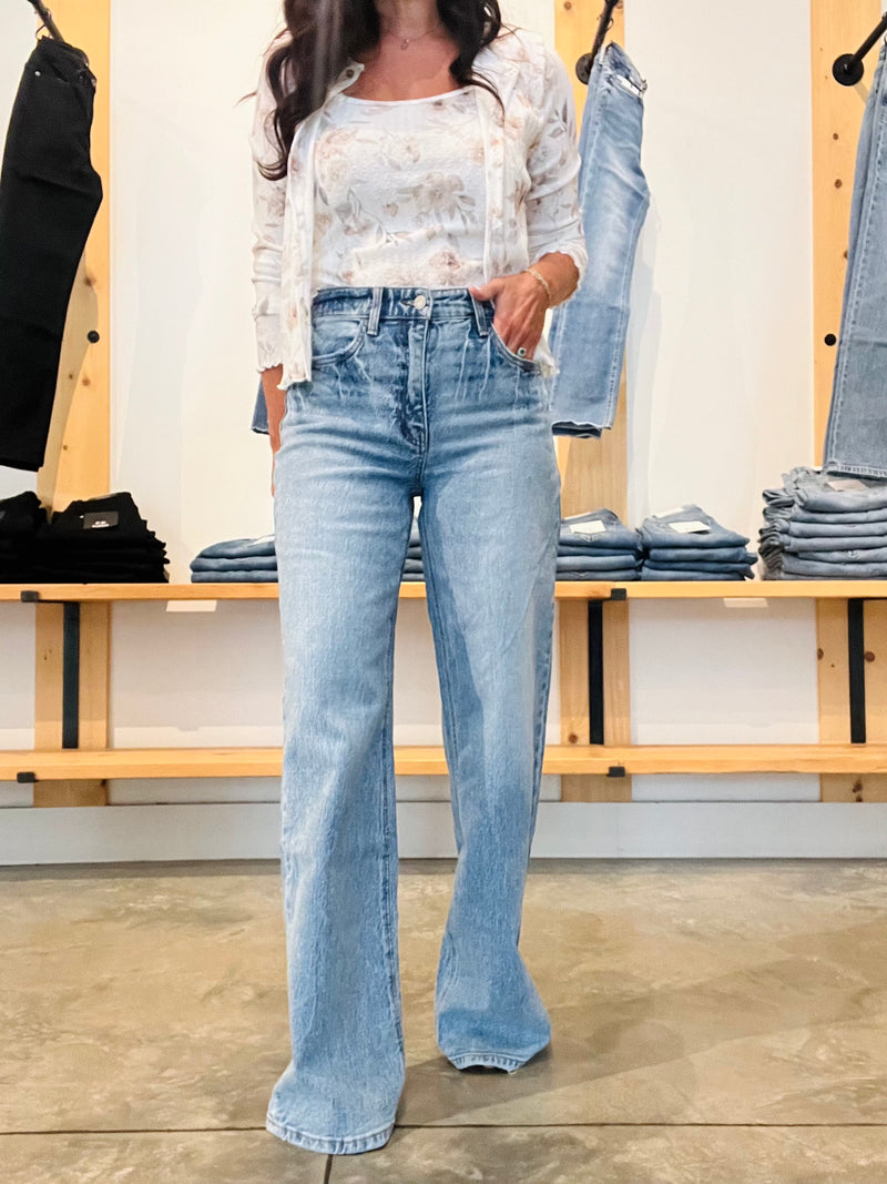Vervet Super High Rise 90's Wide Leg Jeans