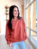 Scuba Relaxed Crop Sweatshirt