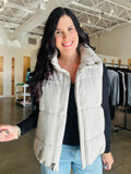 Puffer Vest - Cement