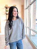 Scuba Relaxed Crop Sweatshirt
