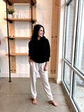 Dolman Sleeve Funnel Neck