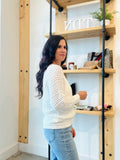 Crochet Pullover - Off White