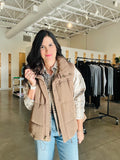 Puffer Vest - Cocoa