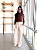 High Waisted Full Length Pants