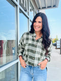 Flannel Olive Multi