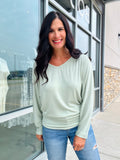 Modal Dolman Top - Sage