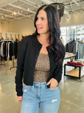 Button Up Cardi - Black