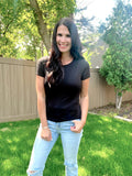 Double Layer Crew Neck Top