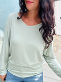 Modal Dolman Top - Sage