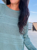 Crochet Sweater - Jade