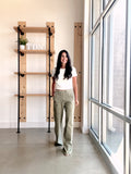 Washed Wide Leg Jeans