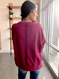 Exposed Seam Detail Sweatshirt