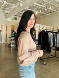 Soft Boxy Top - Mocha